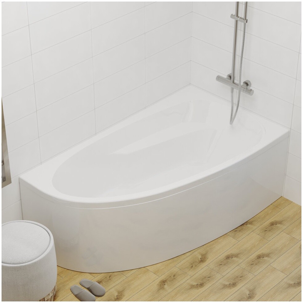 Ванна акриловая белая левая Triton "Мадрид 150" Щ0000046657 - изображение 6