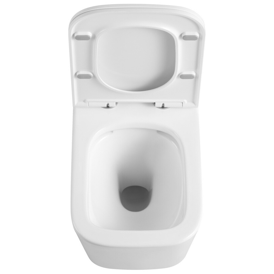 Унитаз подвесной безободковый фарфоровый белый Triton Verso Pro VO-3032 Щ0000057972 - изображение 12