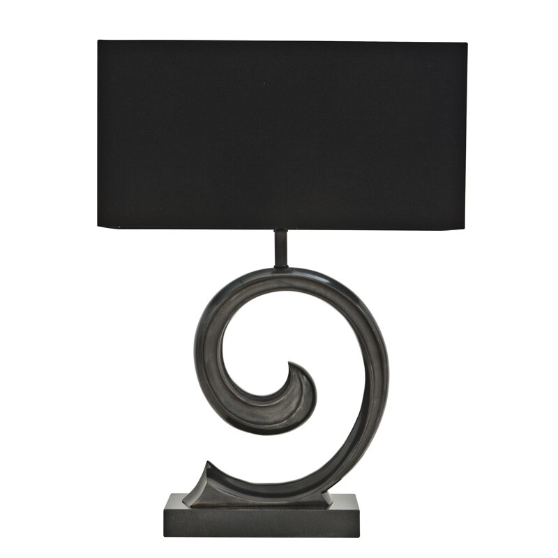 Настольная лампа с абажуром черная La Mode 108641 SL50