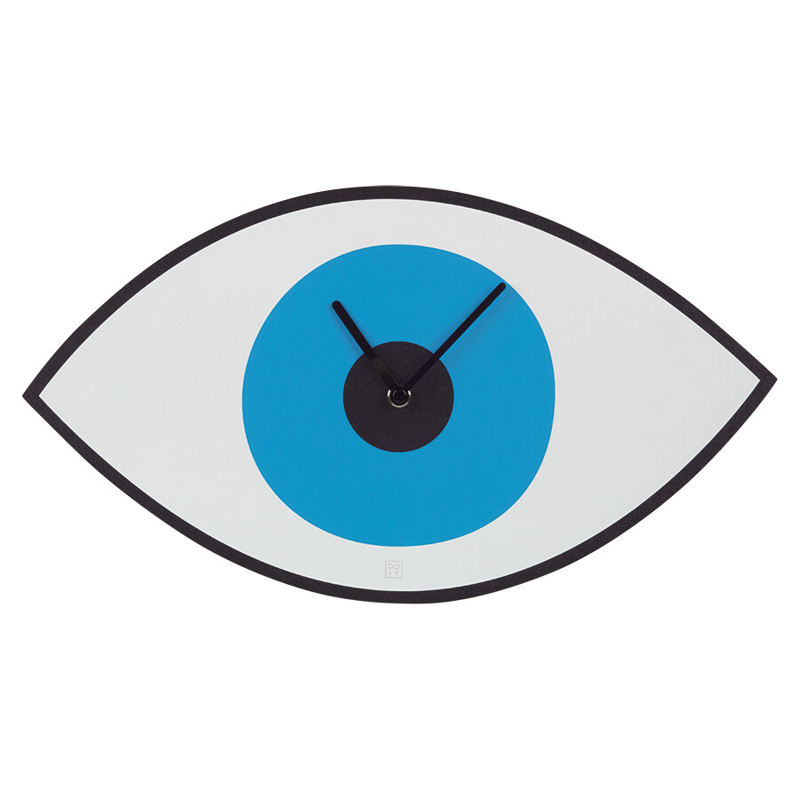 Часы настенные синие Mystic Time Eye