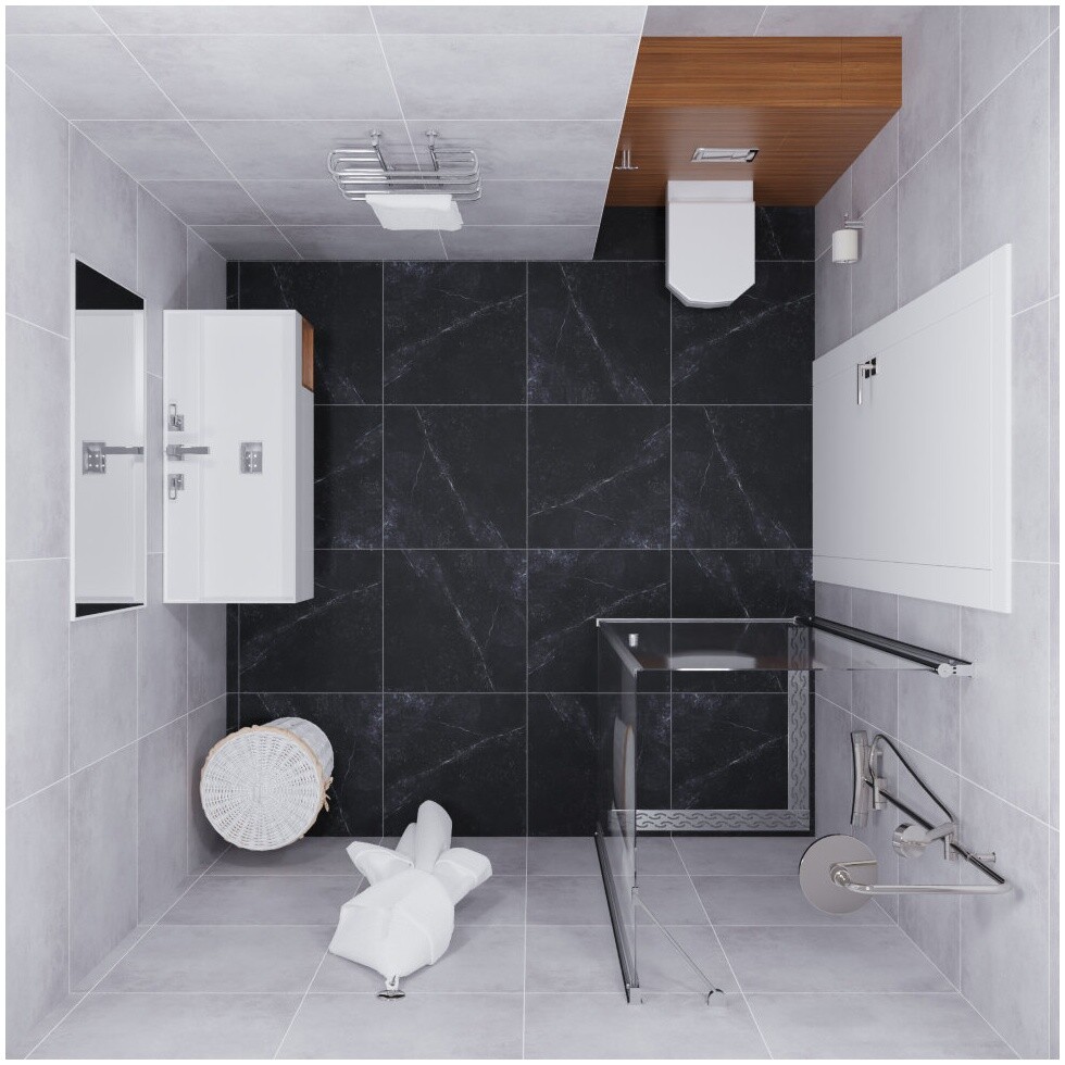 Душевой уголок квадратный 90х90 см хром Triton "Форта-Хром" Щ0000054476 - изображение 8