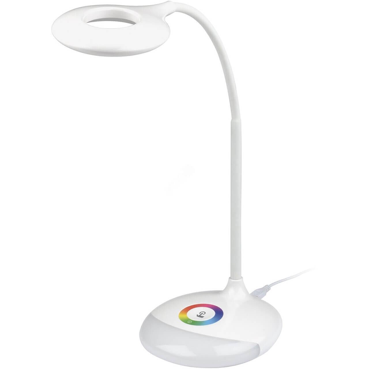 Лампа настольная белая TLD-535 White/LED/250Lm/5500K/Dimmer