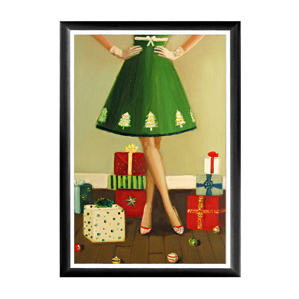 Арт-постер «Рождественское платье»