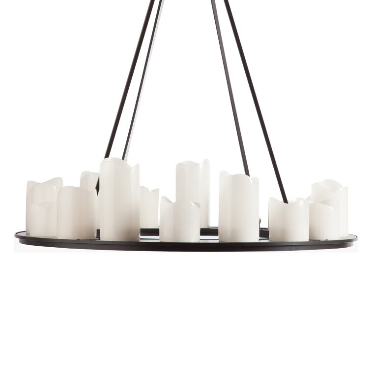 Люстра Altar candles белая, чёрная