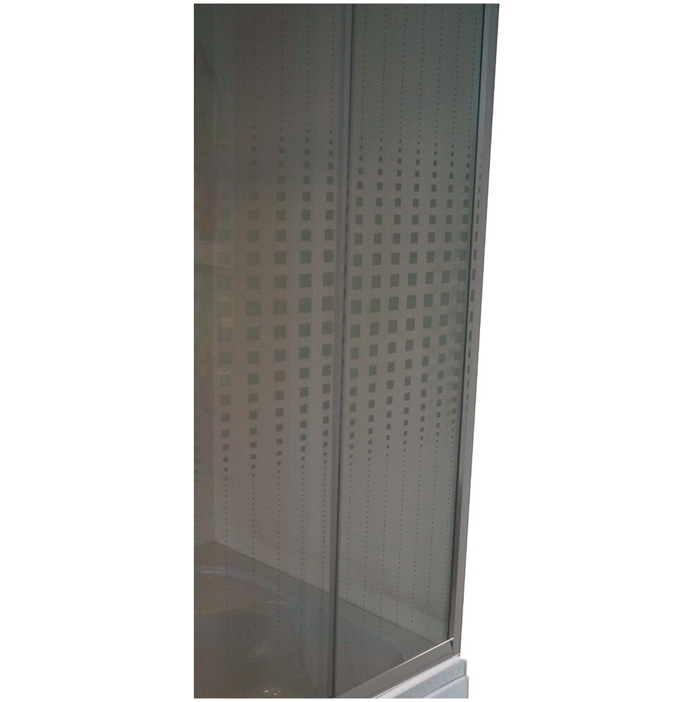 Душевой уголок четверть круга с низким поддоном 90х90 см хром Parly Z9111 - изображение 10