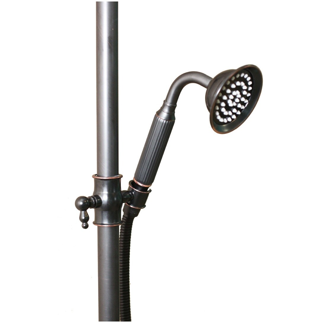 Душевая стойка с верхним душем и смесителем черная Boch Mann Diva BM7224 - изображение 7