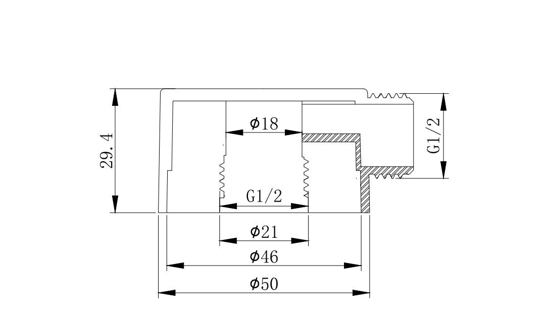 Душевой комплект встраиваемый однорычажный с верхним душем черный Aquatek "Вега" AQ1072MB Set 4 в 1 - изображение 7