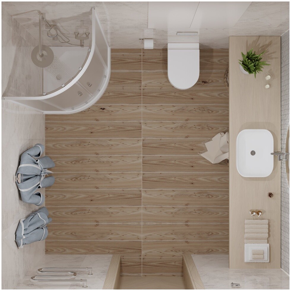 Душевой уголок четверть круга с низким поддоном 100х100 см белый Triton "Ультра А" Щ0000039051 - изображение 5