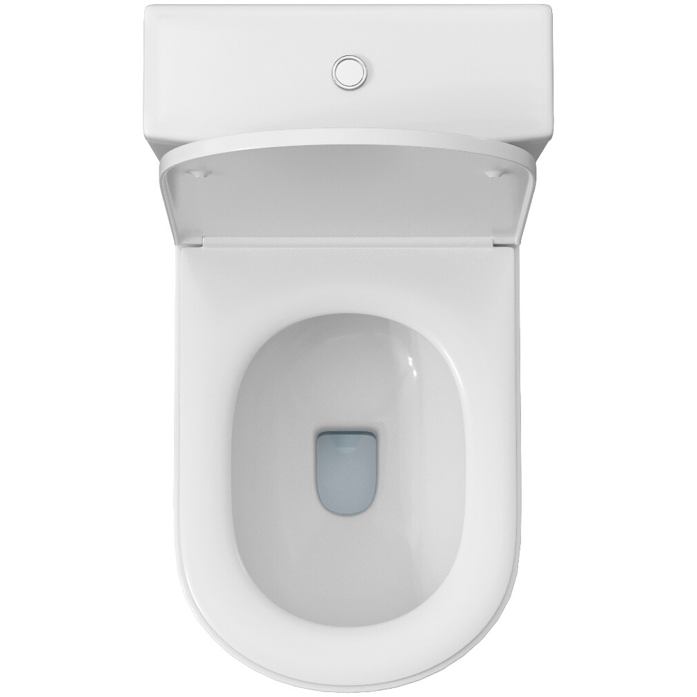 Унитаз напольный керамический овальный белый Diwo "Элиста" 0423 - изображение 13