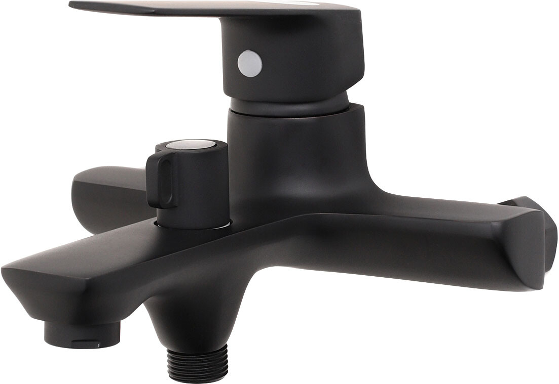 Смеситель для ванны черный Stworki "Берген" BER-02b - изображение 5