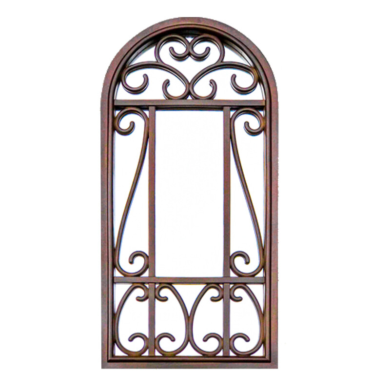 Зеркало-арка настенное интерьерное пластиковое коричневое AYN-002-F