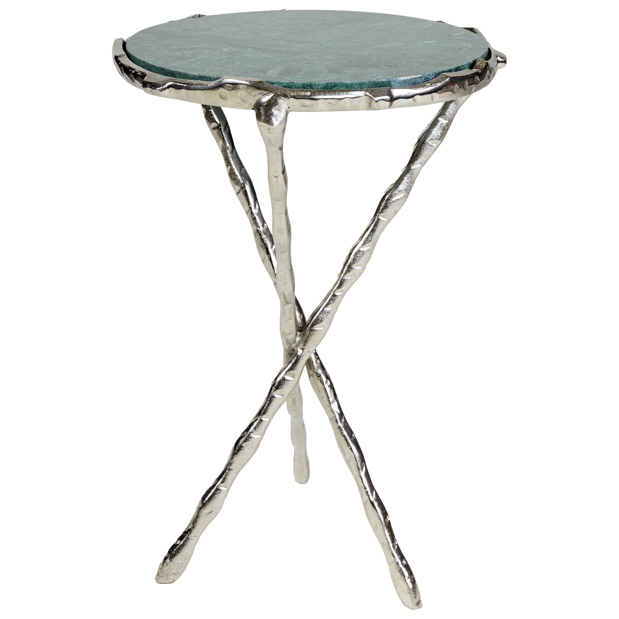 Кофейный столик серебряный 60х40 см Base TH02-M504-15