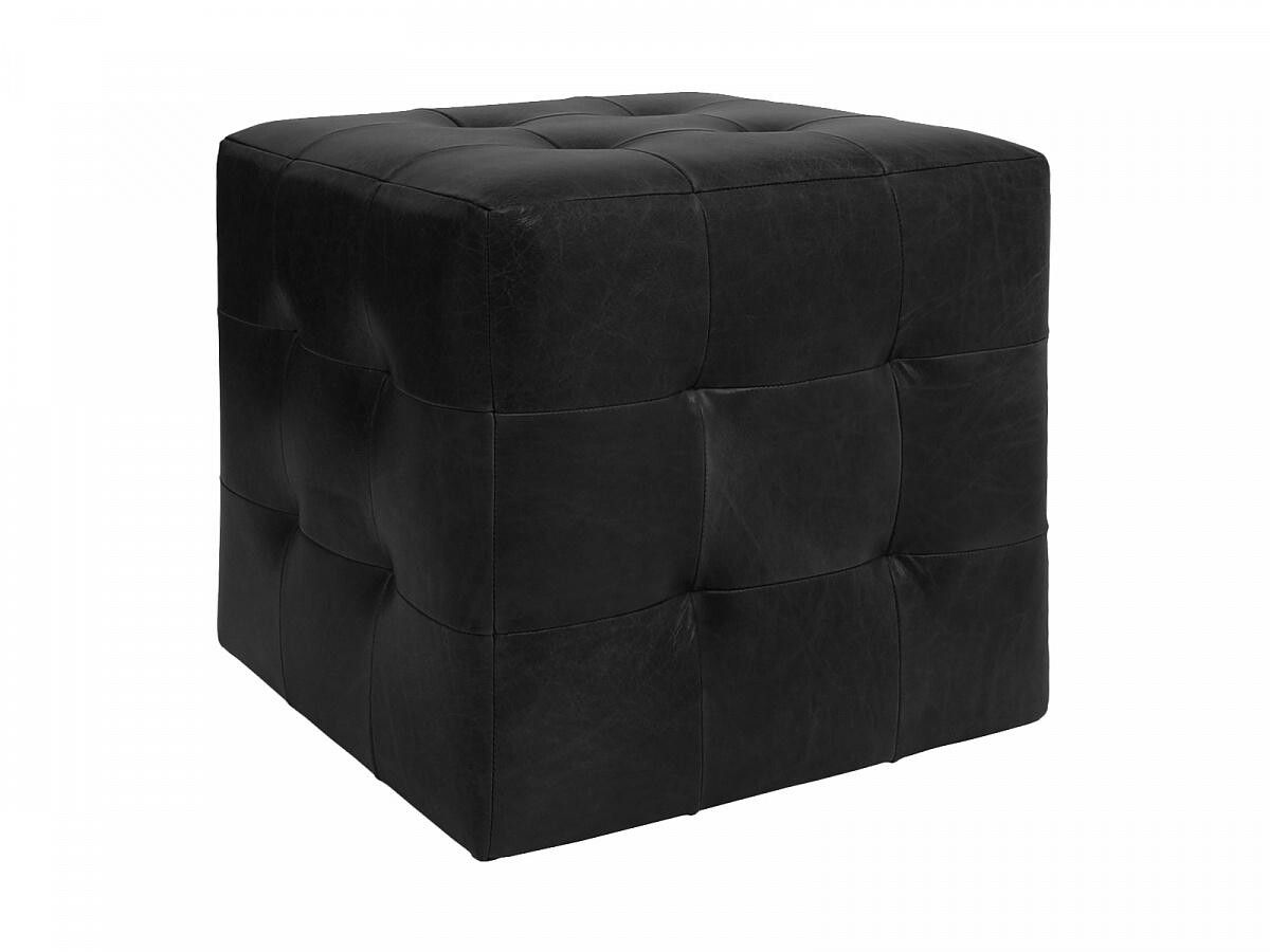 Пуф куб черный Brick Max