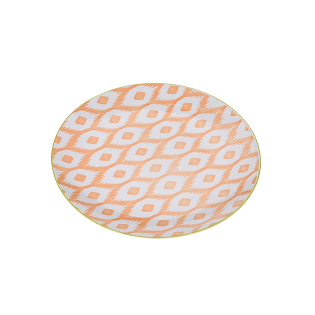 Тарелка керамическая 20 см оранжевая Florentina