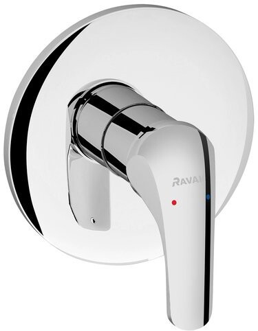 Смеситель для душа встраиваемый однорычажный хром Ravak Rosa RS 062.00 X070015