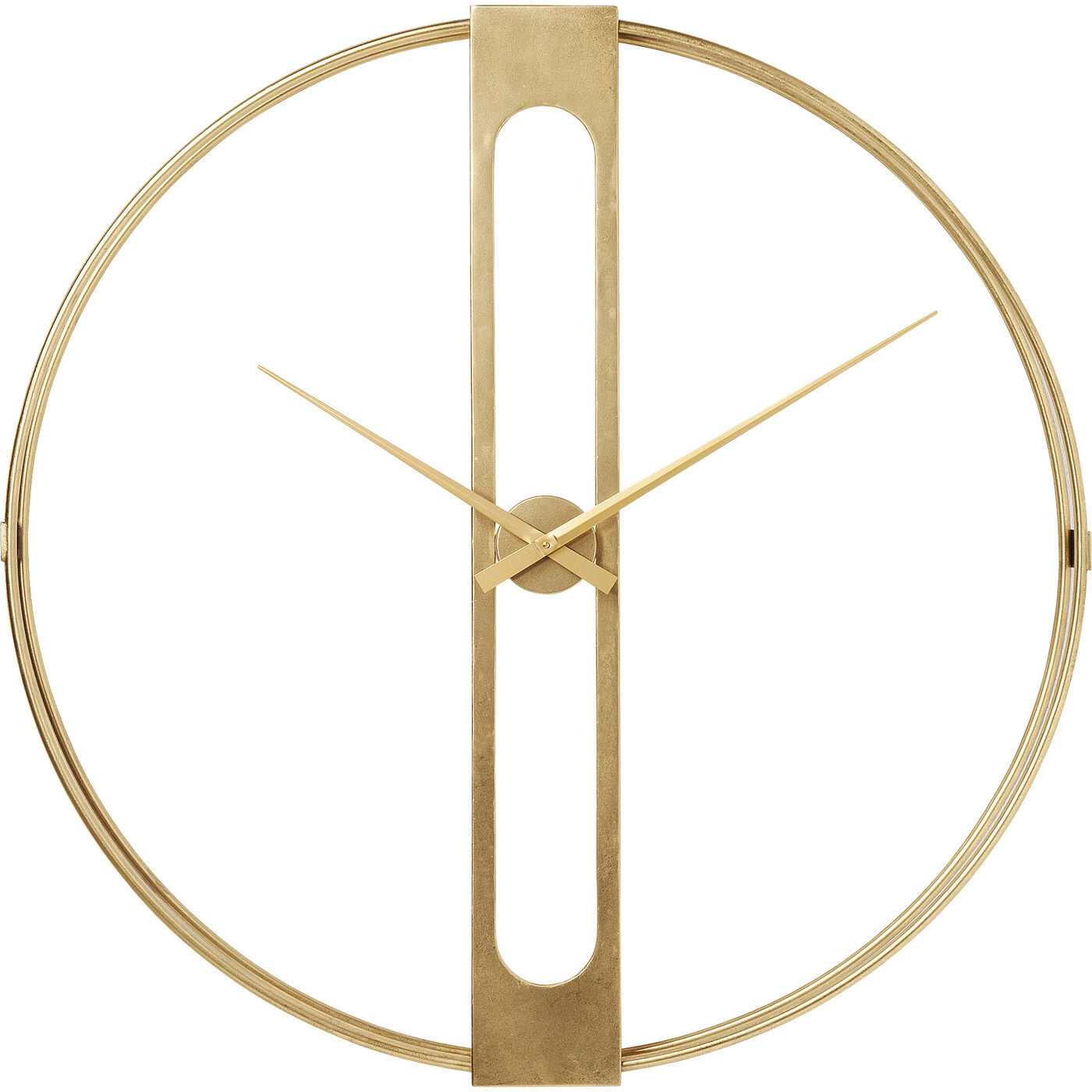 Часы настенные круглые золото Clip