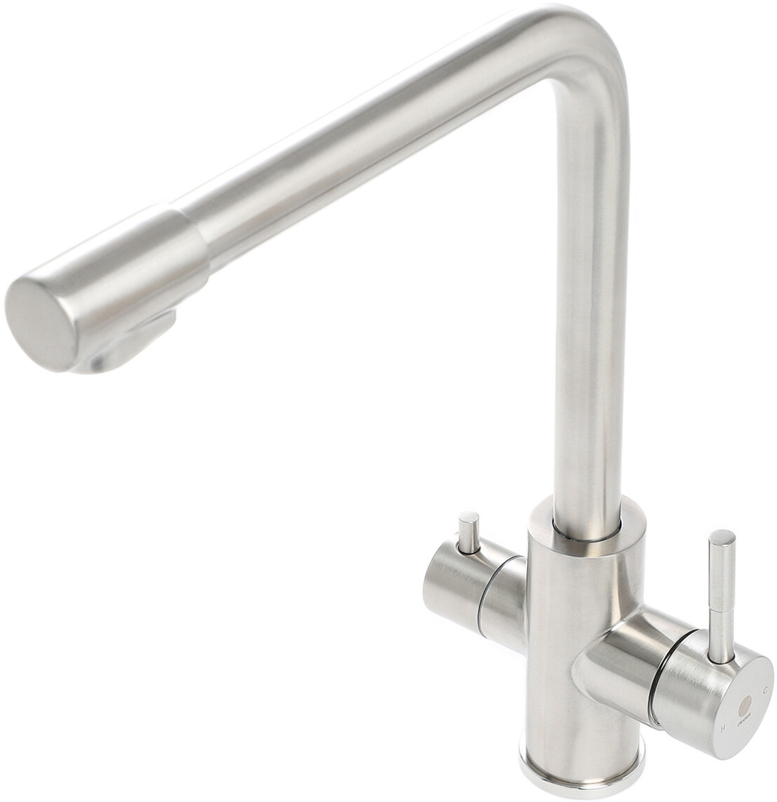Смеситель для кухни из латуни сталь Domaci "Равенна" TR-01ni - изображение 6