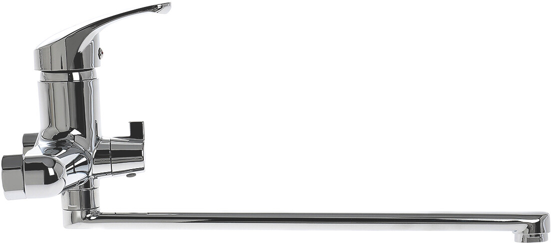 Смеситель настенный однорычажный хром Diwo "Коломна" KL-07cr - изображение 10