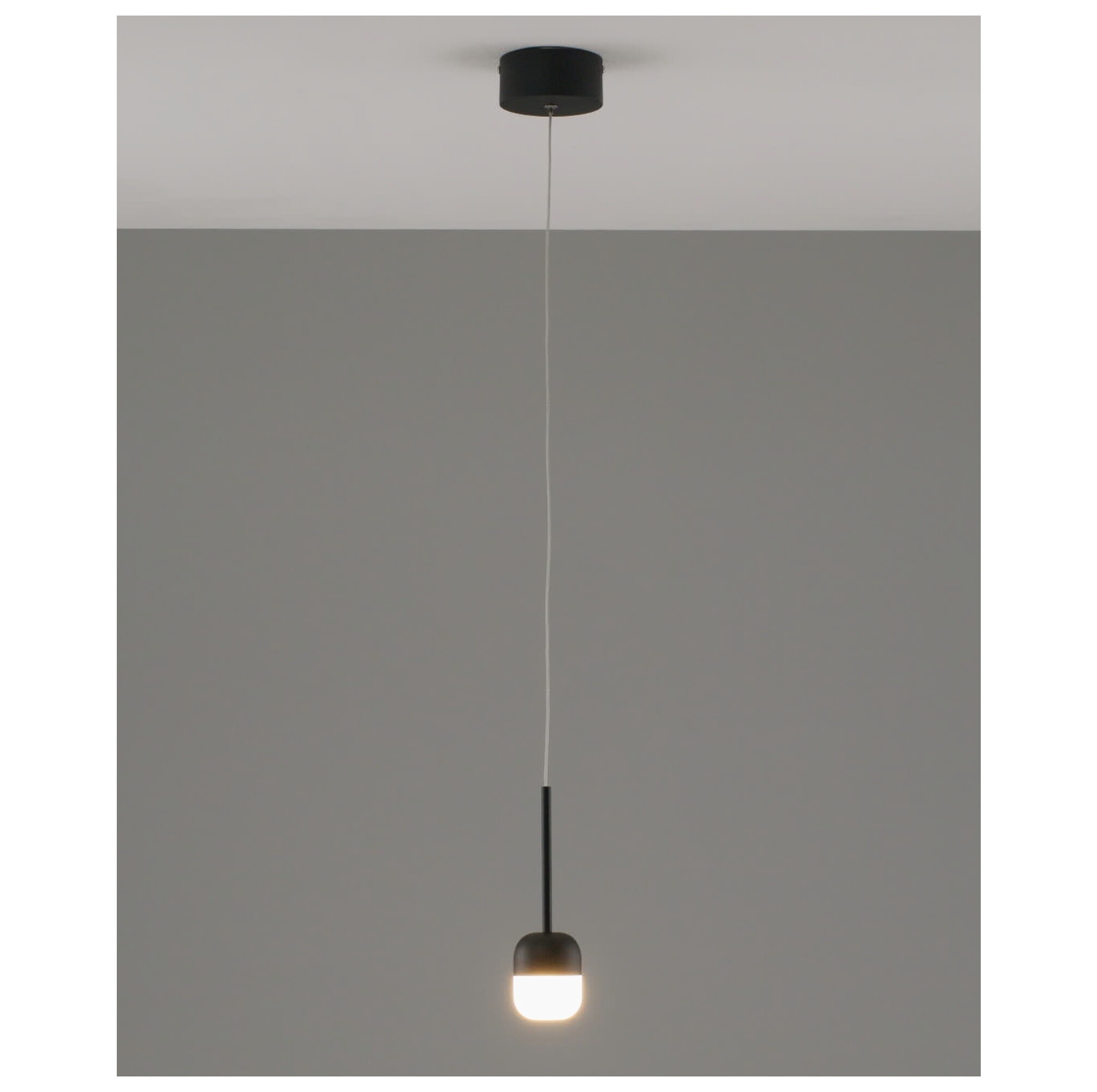 Подвесной светильник светодиодный черный Drop V10862-PL
