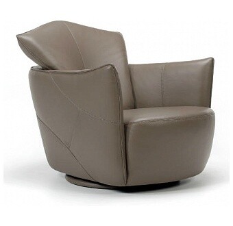 Кресло вращающееся коричнево-бежевое Pepe ROM01253
