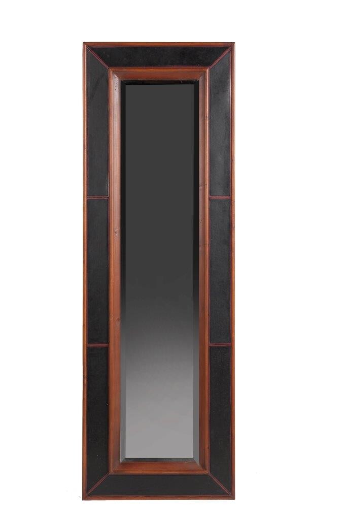 Зеркало прямоугольное настенное коричневое Porzione