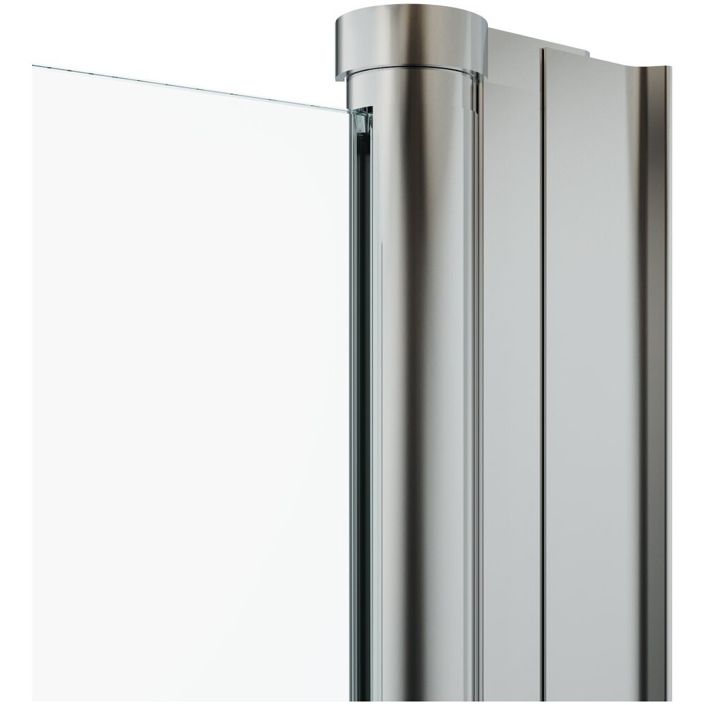 Душевая дверь в нишу 90х185 см стеклянная прозрачная, хром Diwo "Анапа" Щ0000055503 - изображение 12