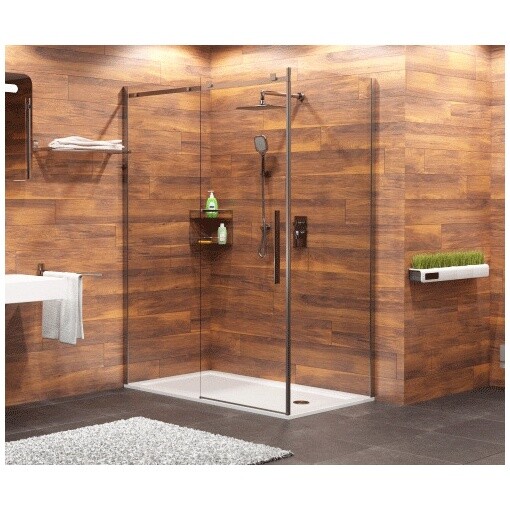 Душевой уголок прямоугольный 130х90 см хром Wasserkraft Alme 15R33 - изображение 4