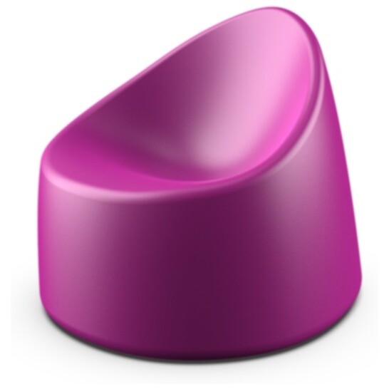 Кресло пластиковое розовое  Smoov Royal Purple