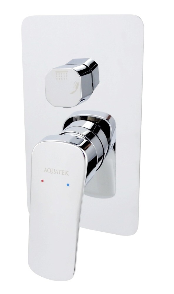 Душевой комплект с верхним душем 4 в 1 хром Aquatek "Вега" AQ1073CR - изображение 5