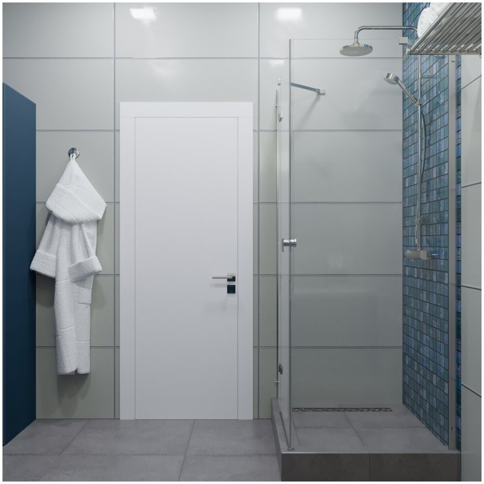 Душевой уголок прямоугольный 80х120 см хром Triton "Брава-Хром" Щ0000054195 - изображение 3