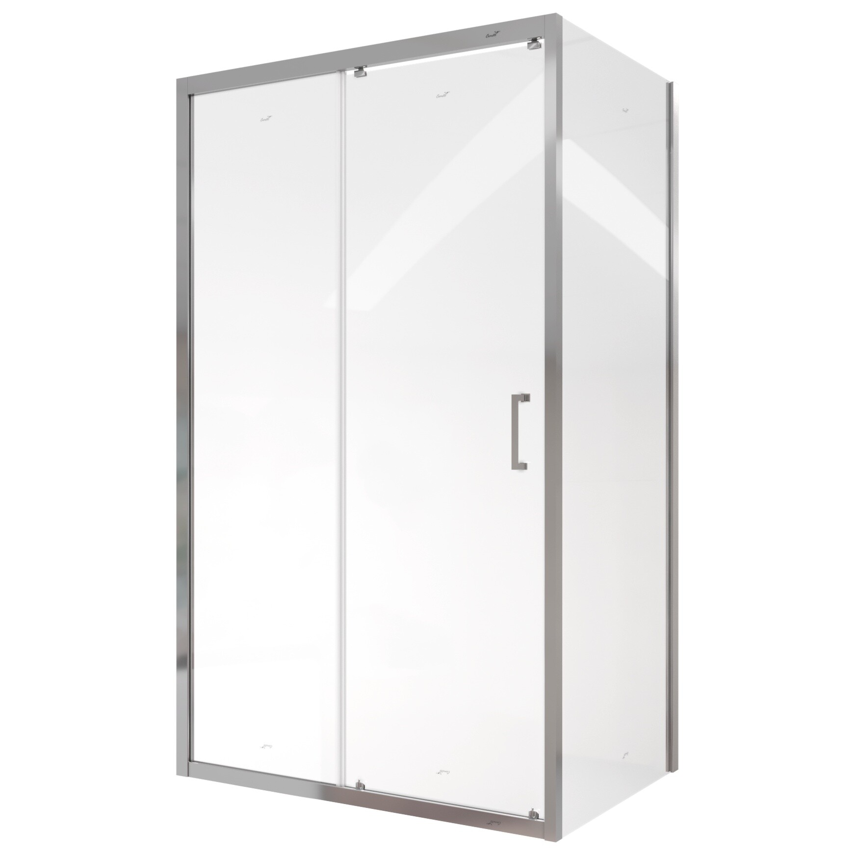 Душевой уголок прямоугольный 120х80 см хром Cerutti SPA Gloria 120