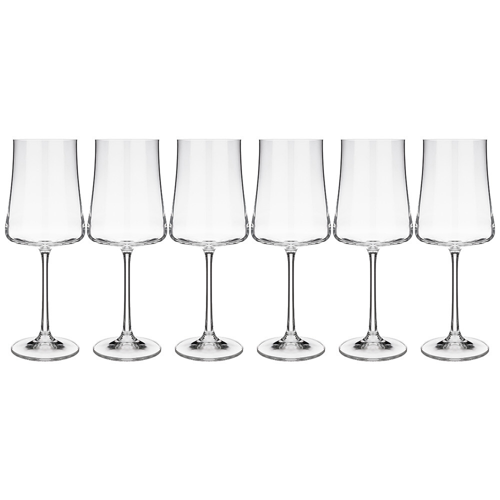 Набор бокалов для вина стеклянный 360 мл, 6 штук Extra