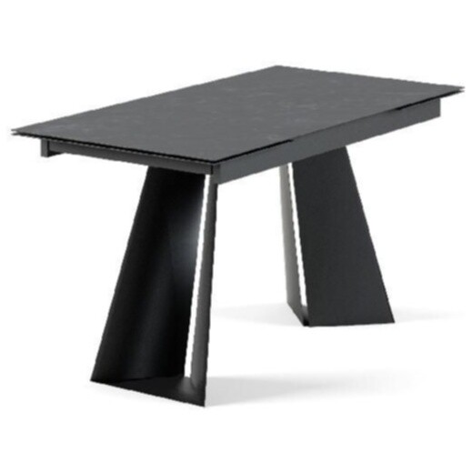 Стол раскладной керамический черный 140+35+35 см Muria