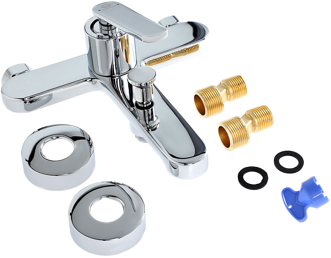 Смеситель для ванны однорычажный хром Stworki "Молде" ML-03cr - изображение 6