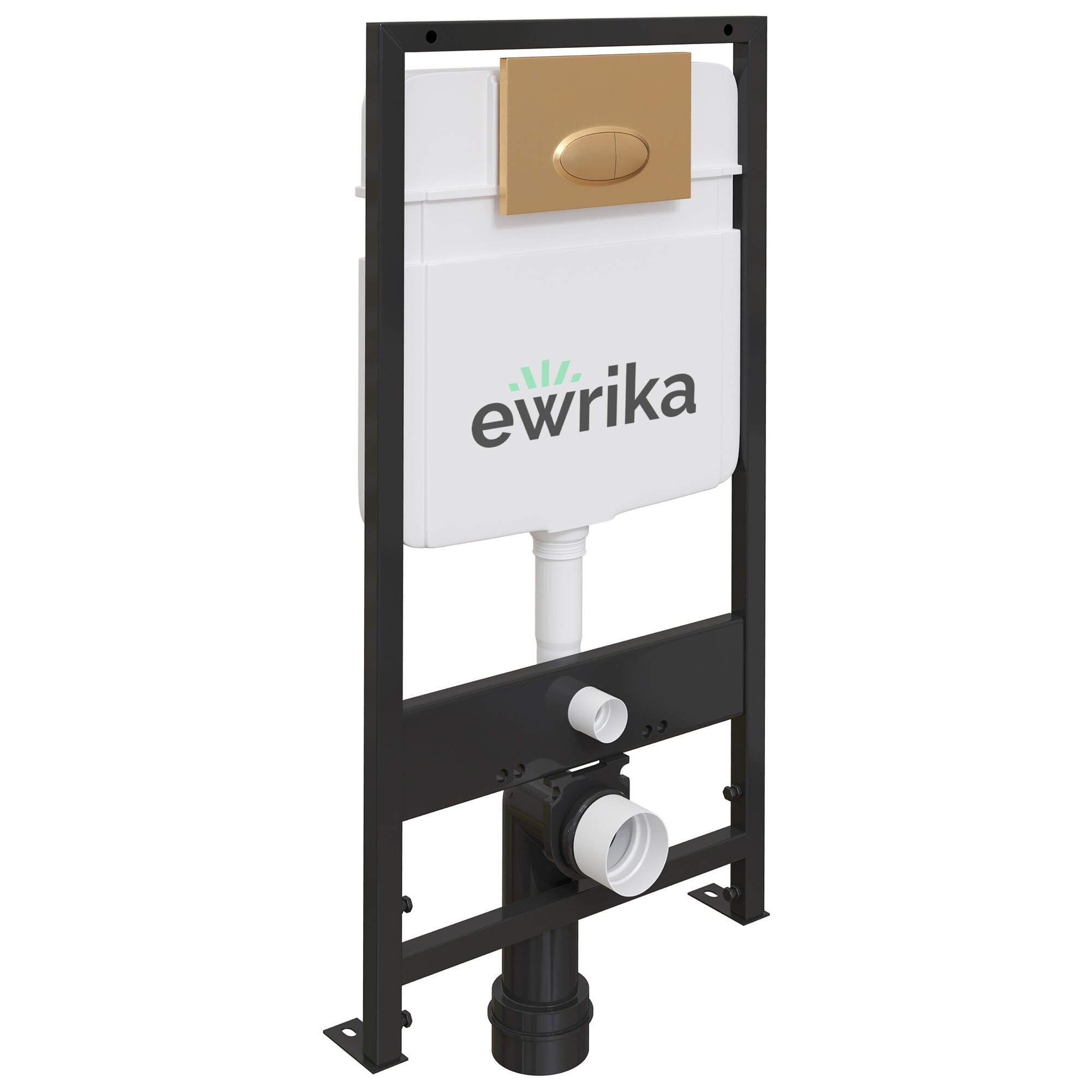 Система инсталляции для унитазов Ewrika ProLT 0026-2020 с кнопкой смыва золото матовое 0053