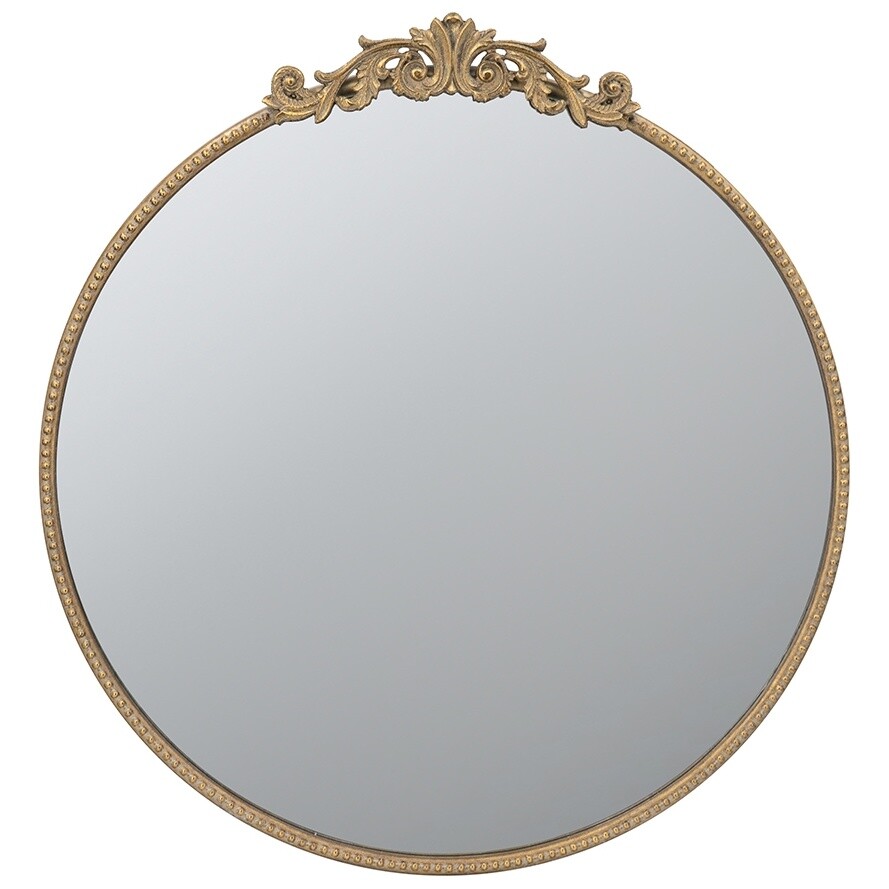 Зеркало настенное круглое в раме золото 82189-GOLD-DS