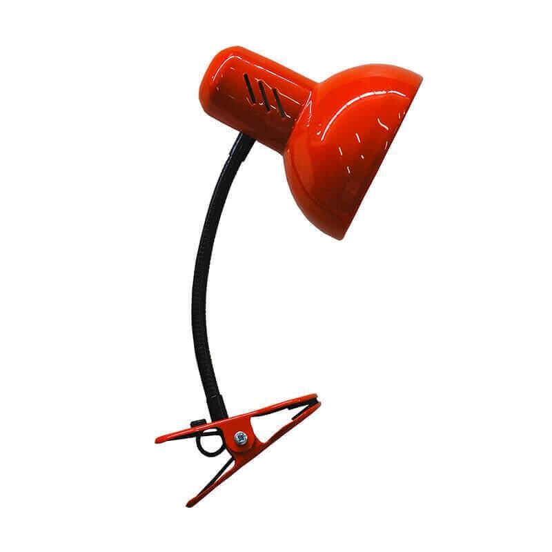 Лампа настольная красная металлическая на прищепке &quot;Эир&quot; 72001.04.26.01