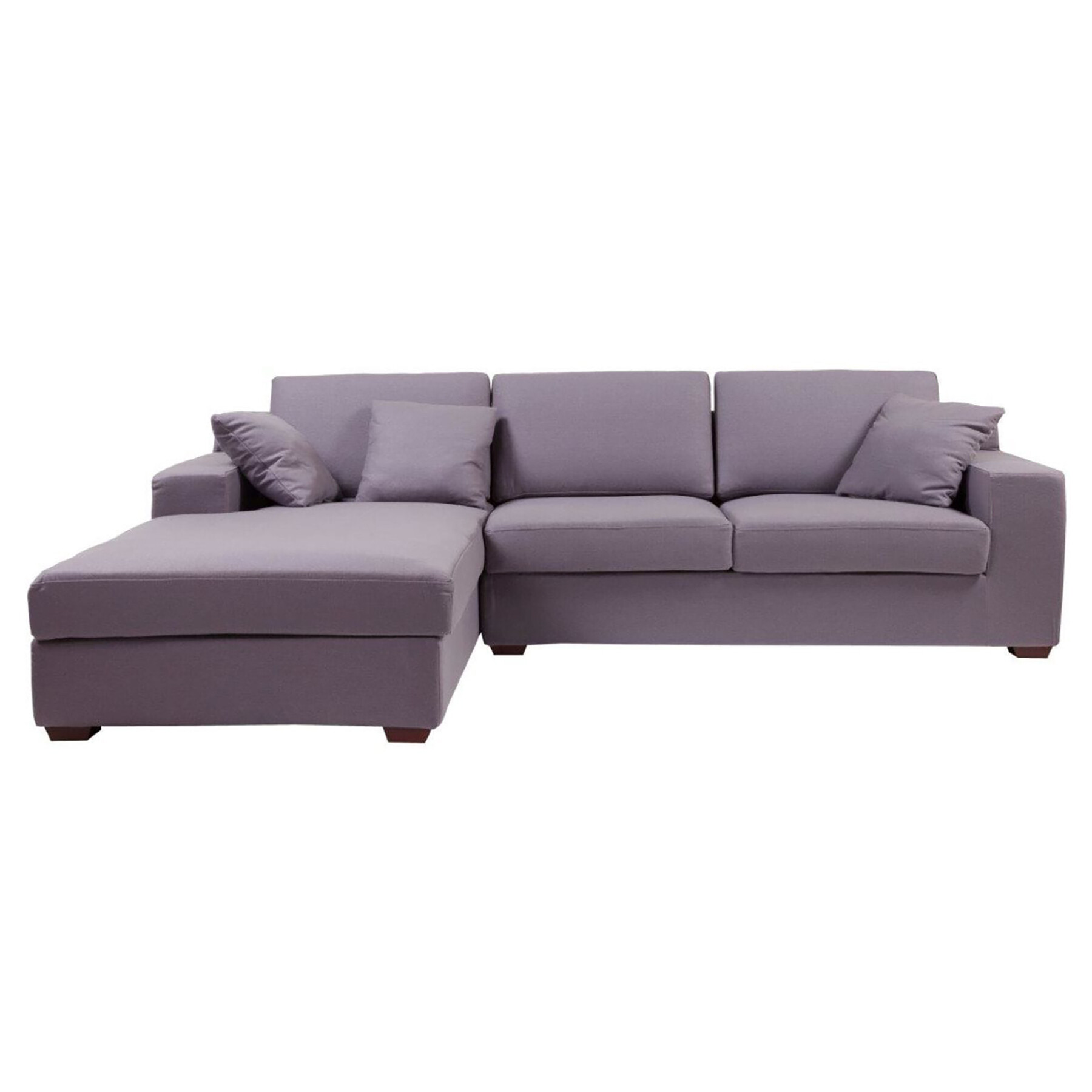 Диван Reid Chaise угловой модульный фиолетовый
