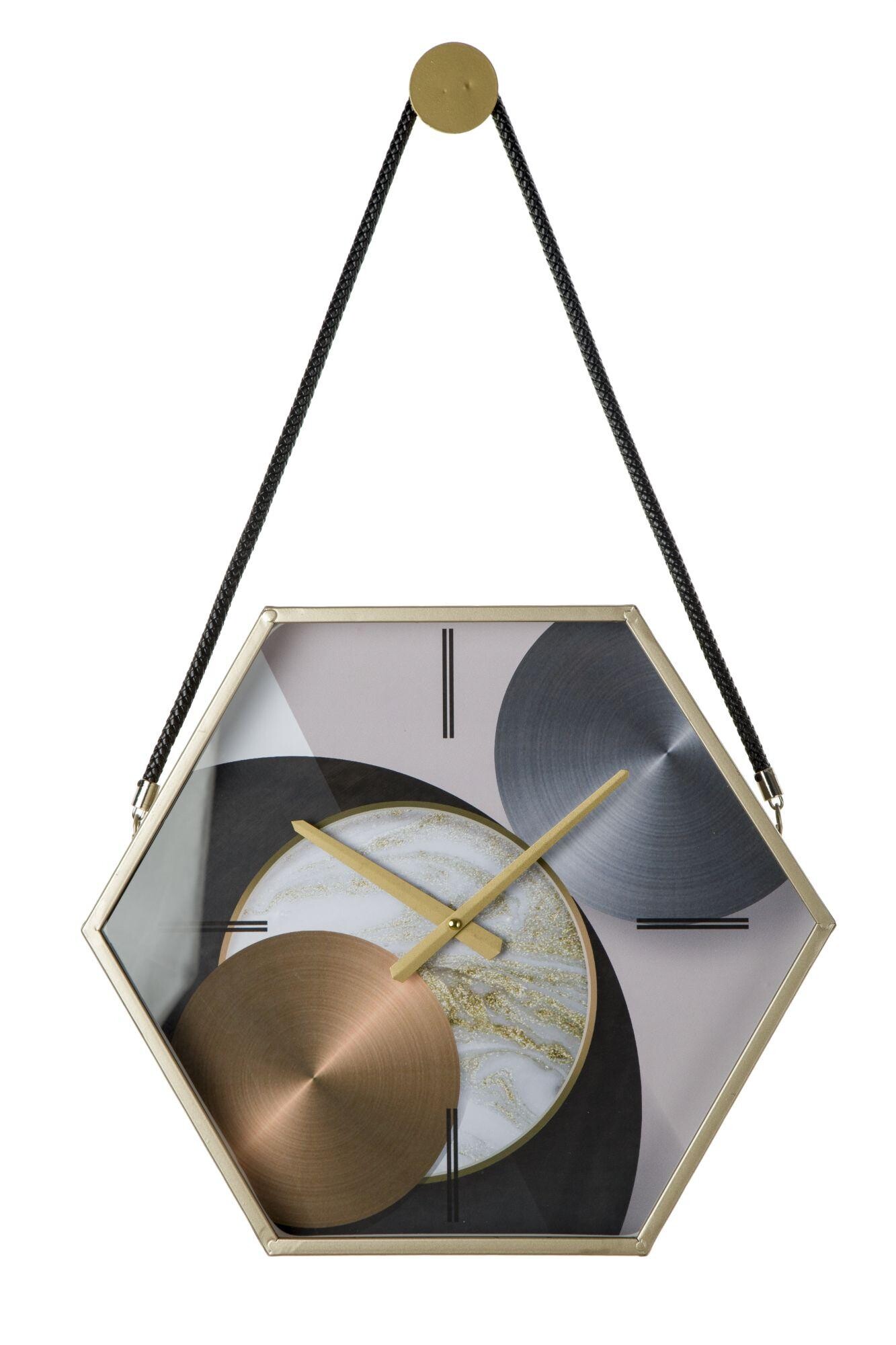Часы настенные кварцевые золото Aviere 25531