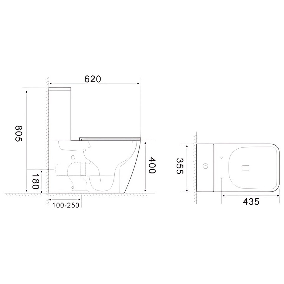 Унитаз напольный безободковый белый Cerutti SPA Manlio Tornado CT10560 - изображение 5