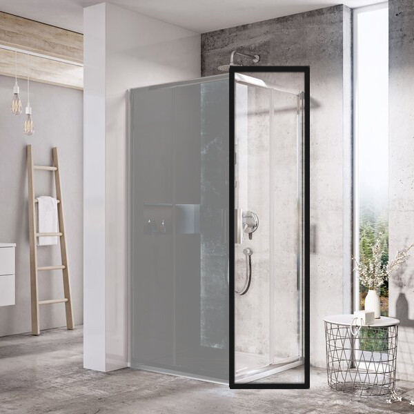 Стенка неподвижная прозрачная, блестящая Ravak Blix Slim BLSPS-80 X9BM40C00Z1