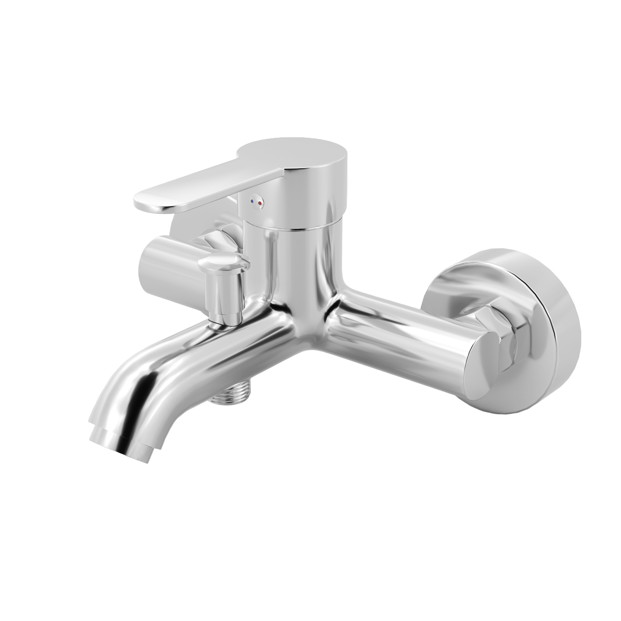 Смеситель для ванны с душем хром Mega City MG-ZRV103 - изображение 10