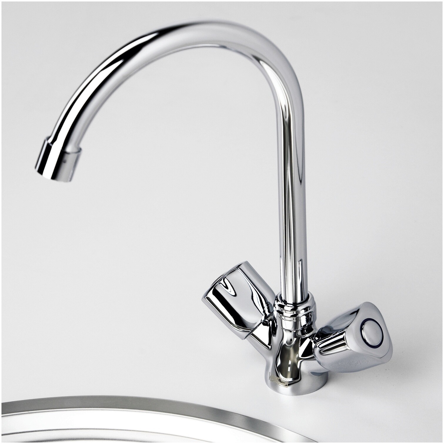 Смеситель для кухни из латуни хром Wasserkraft 2907
