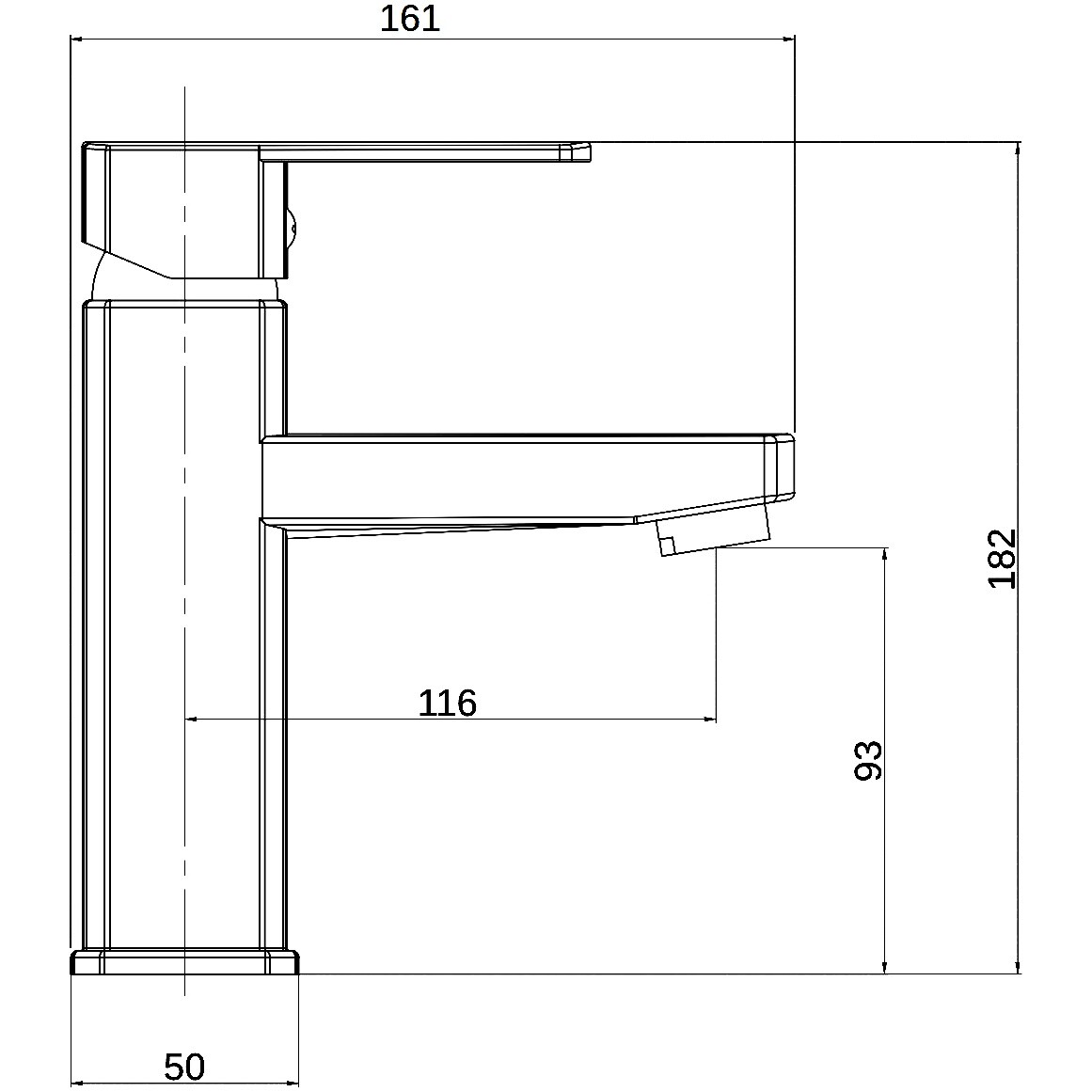 Смеситель для раковины хром Diwo "Суздаль" SU-01cr - изображение 9