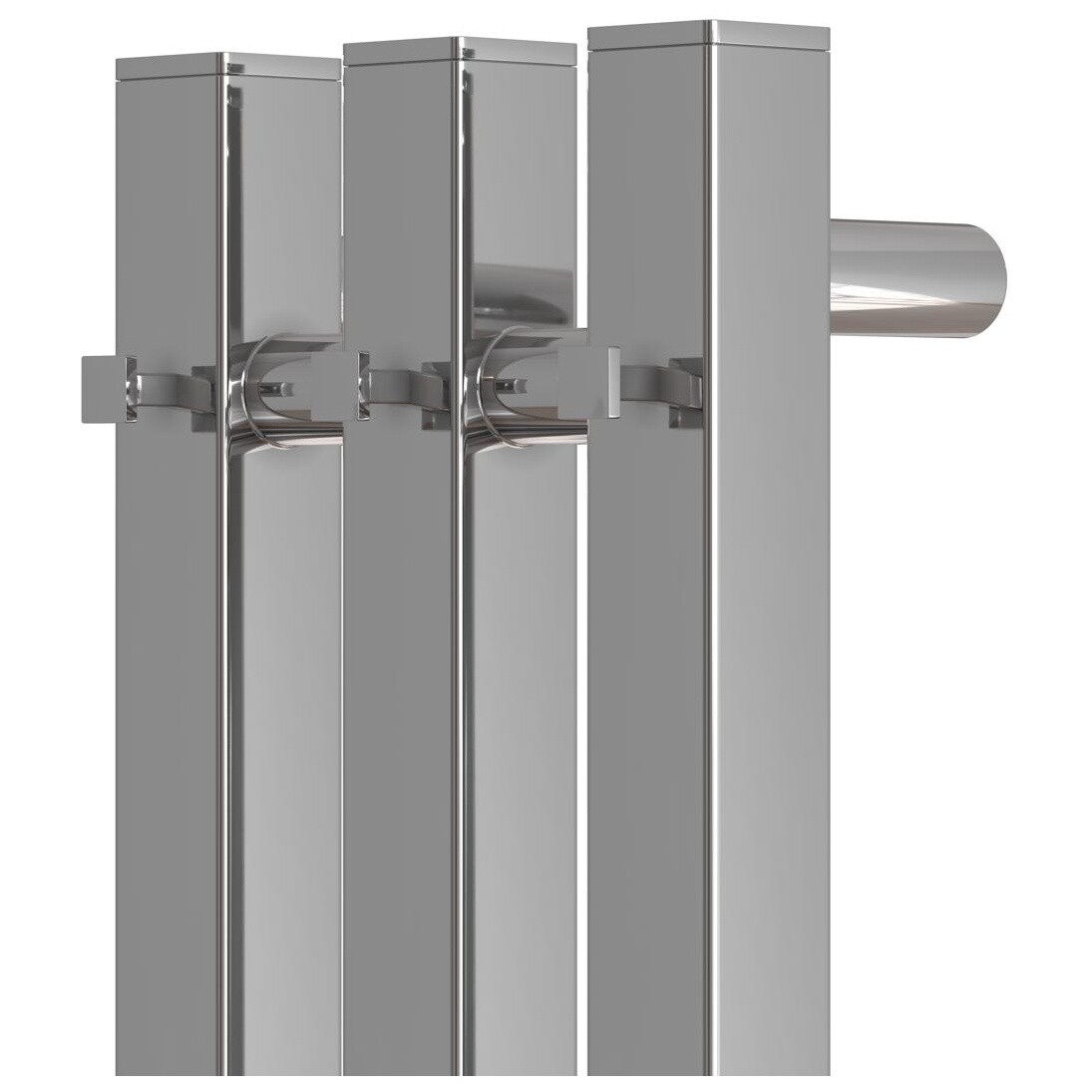 Полотенцесушитель электрический 12х120 см с диммером справа хром Point "Гермес" PN13822 П3 - изображение 4