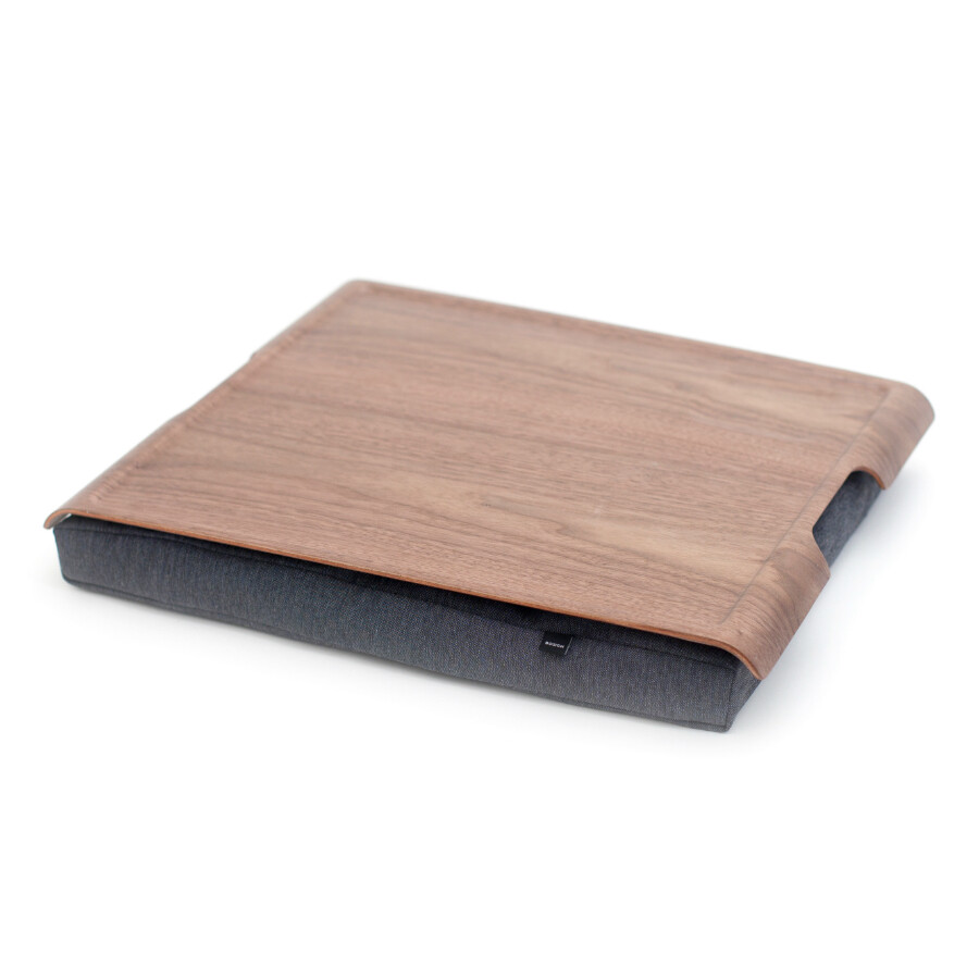 Подставка с деревянным подносом коричневая Anti-Slip