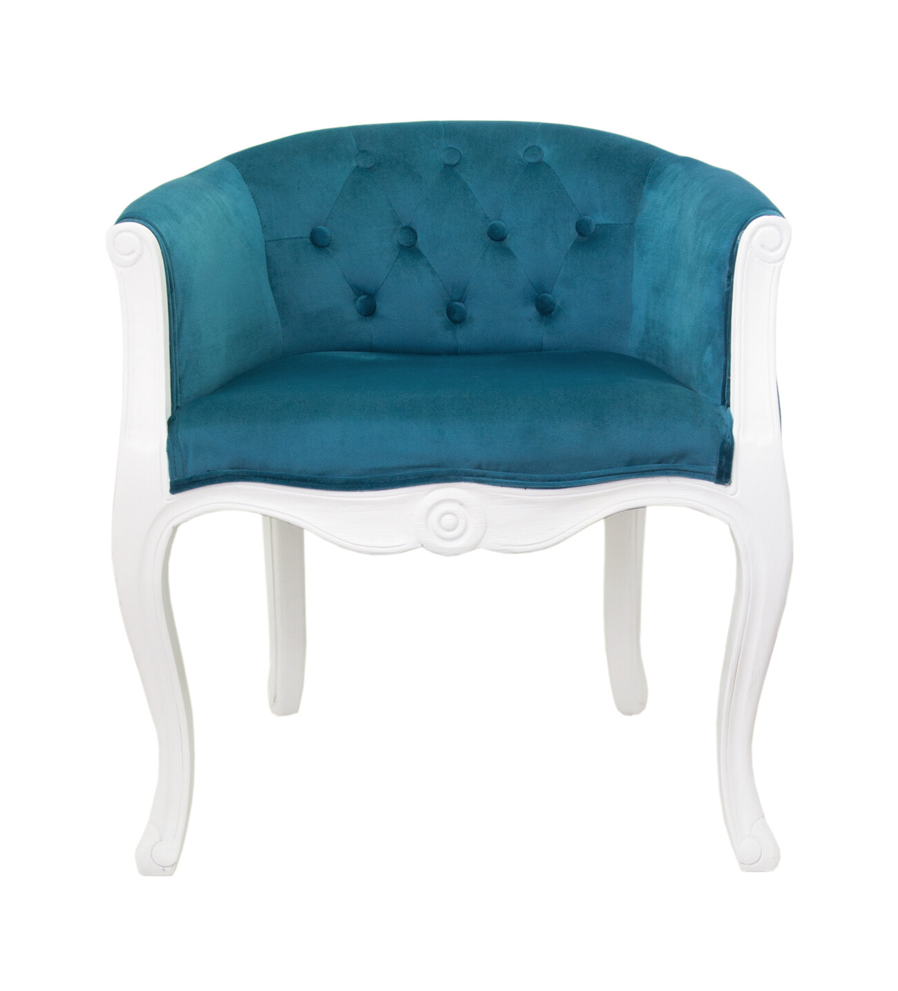 Кресло с мягкими подлокотниками голубое Kandy от Mak-interior