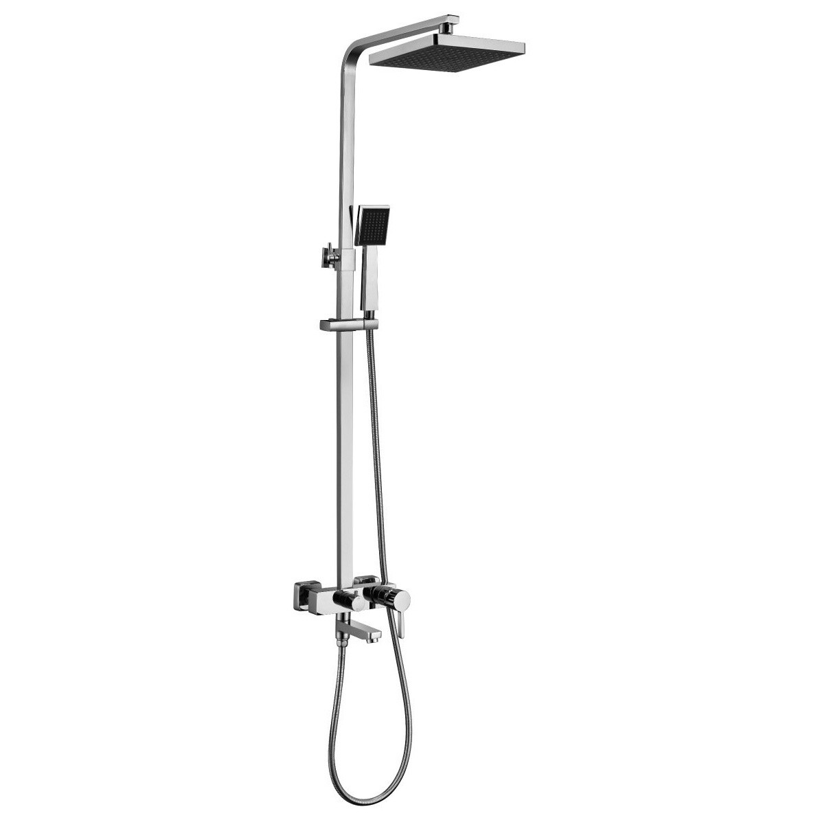Душевой комплект для ванны и душа хром Lemark Tropic LM7004C
