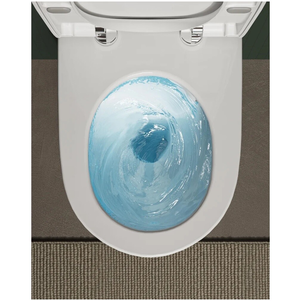 Унитаз подвесной безободковый белый VitrA Nest QuantumFlush 7870B403-0075 - изображение 8