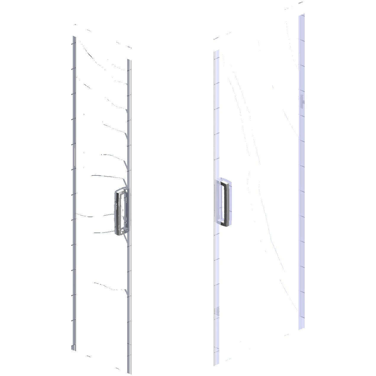 Душевой уголок 90х80 см хром матовый, стекло матовое Stworki "Карлстад" - изображение 45